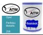 Preview: Opel, Perlblau Metallic, 258: 500ml Lackdose, von ATW Autoteile West.